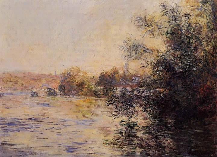Claude Monet Evening Effect of the Seine